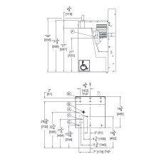 Wall Mounted Accessible Water Cooler
