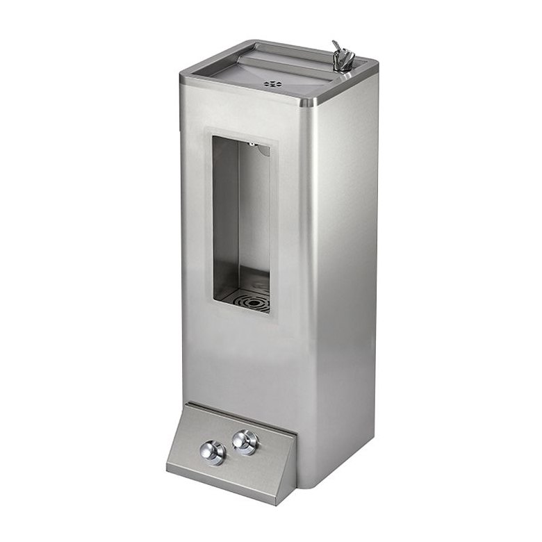 Foot Op Junior Height Bottle Filler & Drinking Fountain Foot Op Junior Height Bottle Filler & Drinking Fountain