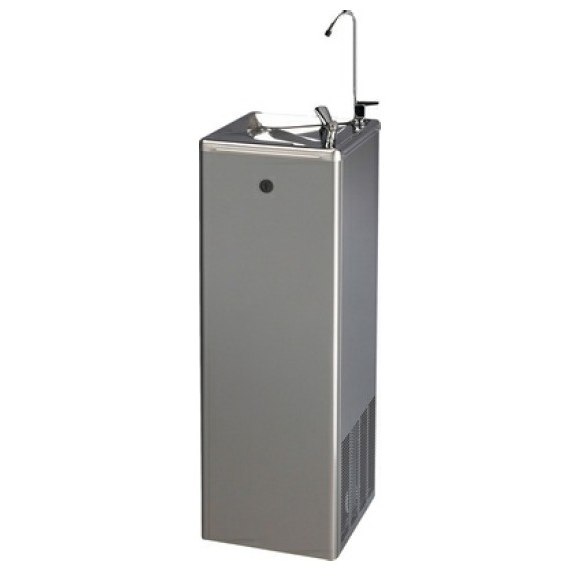 Chilled Floorstanding Fountain Combined with Bottle Filler