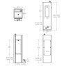 Foot operated bottle filler dimensions